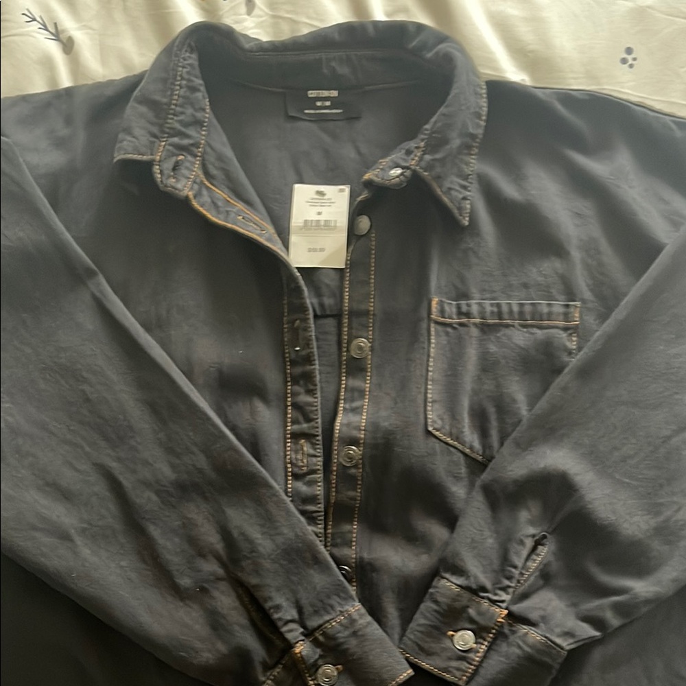 Men's Black Denim Jacket